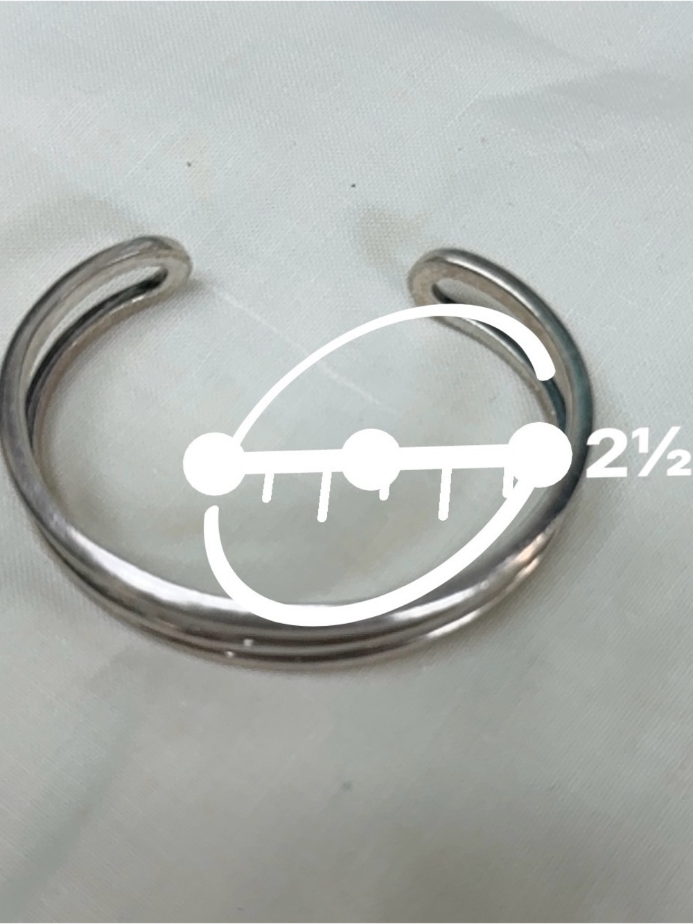 Tiffany co Cuff Bracelet - 925 silver - Picture 5 of 5